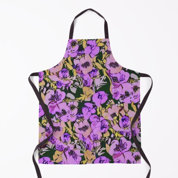 Item preview, purple flower patterns designed and sold by ArteEterno.