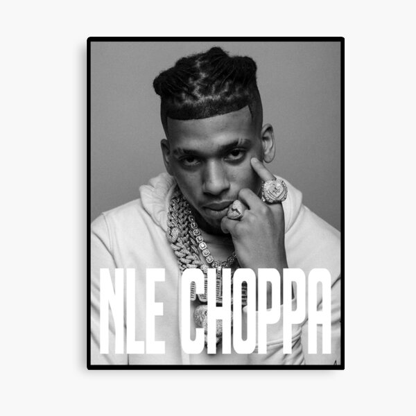 Item preview, NLE Choppa | B&W Poster Design designed and sold by Hays Graphics.