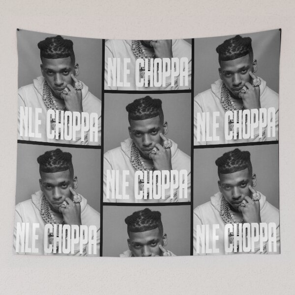 Item preview, NLE Choppa | B&W Poster Design designed and sold by Hays Graphics.