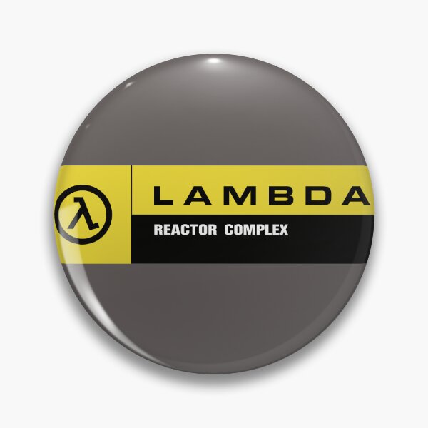 Item preview, Half-Life Lambda Complex Reactor Complex Signage - Yellow 1.6 CS designed and sold by LGSmerch.