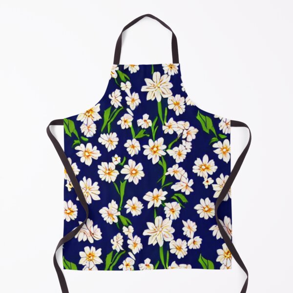 Item preview, white flower patterns designed and sold by ArteEterno.