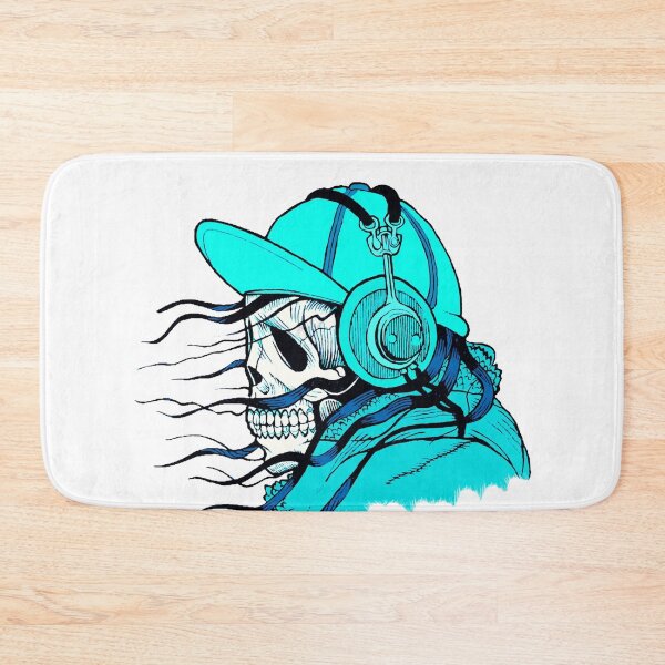Item preview, Turquoise Skeleton with Headphones, Music style designed and sold by Dven-Clothes.