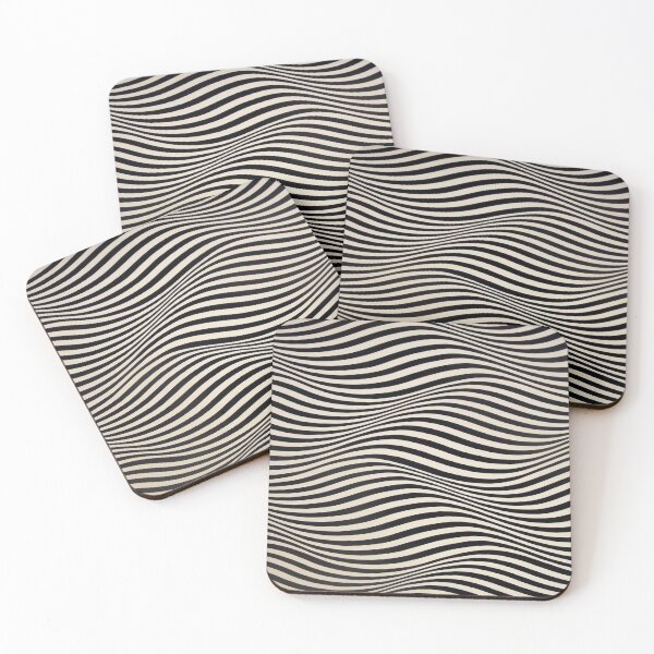 Item preview, Horizontal waves pattern - Optical illusion - Dive into iT! designed and sold by OptLuv.