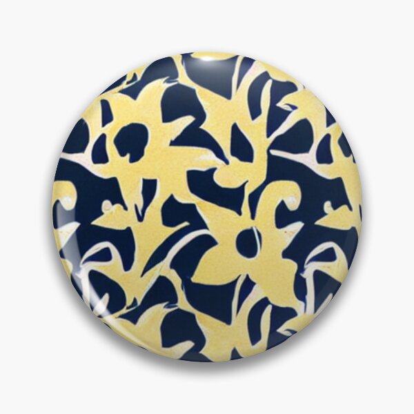 Item preview, yellow flower patterns designed and sold by ArteEterno.