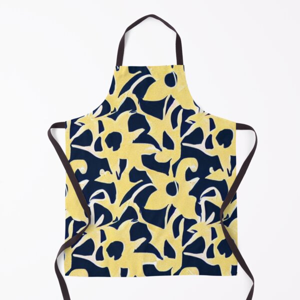 Item preview, yellow flower patterns designed and sold by ArteEterno.