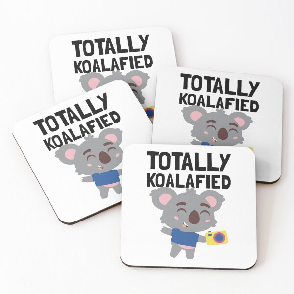 Item preview,   Totally koalafied t-shirt, totally koalafied hats, totally koalafied phone cases, totally koalafied backpack, totally koalafied dress, totally koalafied shower curtain  designed and sold by Poussyarts.