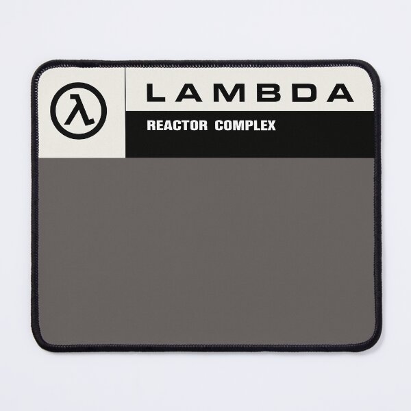 Item preview, Half-Life Lambda Complex Reactor Complex Signage - White Paper designed and sold by LGSmerch.