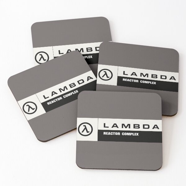 Item preview, Half-Life Lambda Complex Reactor Complex Signage -  White Paper designed and sold by LGSmerch.