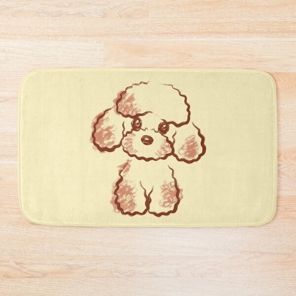 Item preview, Simple brush doodle of a poodle designed and sold by Toru Sanogawa.