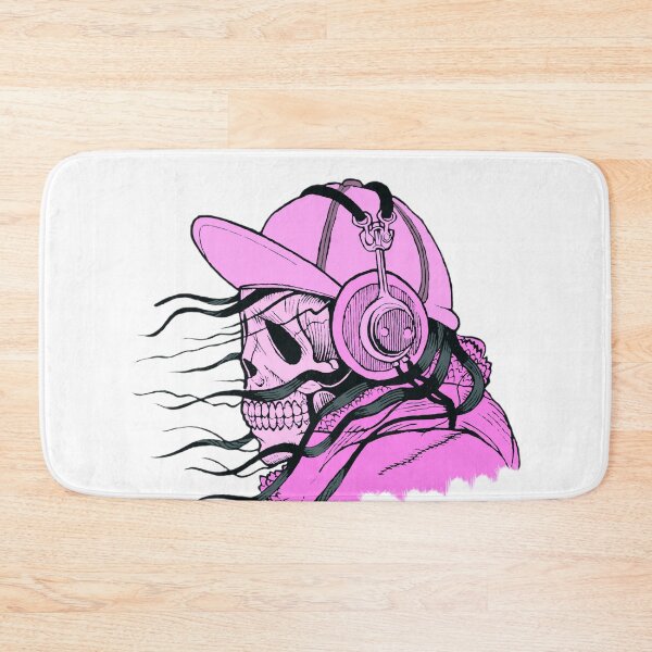 Item preview, Pink Skeleton with Headphones, Music style designed and sold by Dven-Clothes.