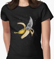Moon Banana! Women's Fitted T-Shirt