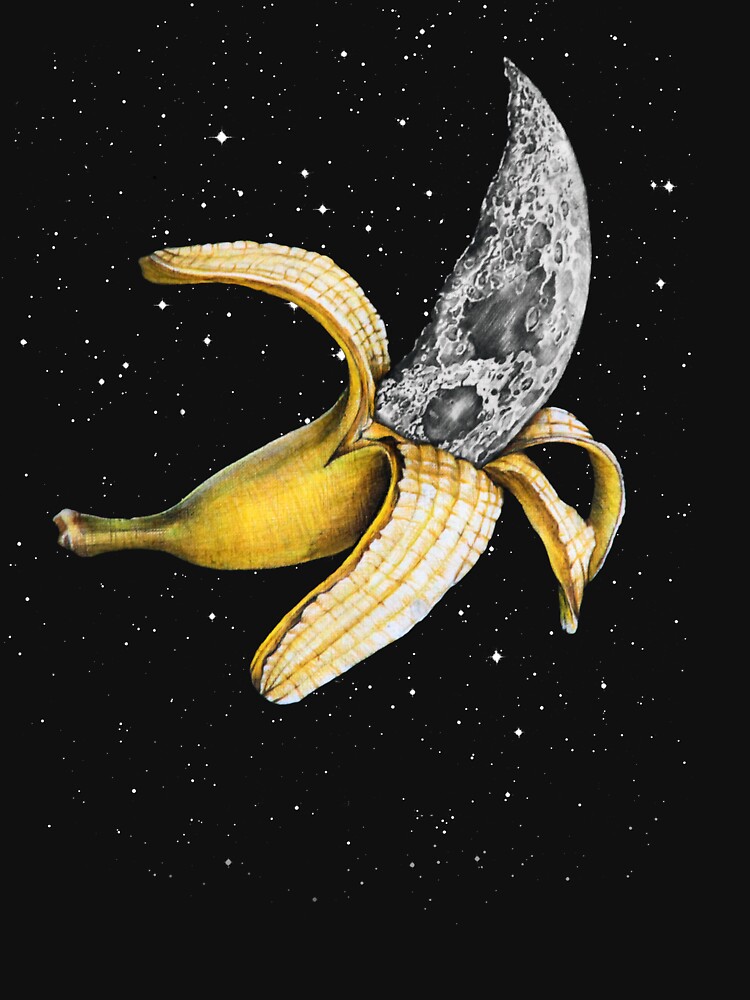 "Moon Banana!" Tshirt by jamesormiston Redbubble