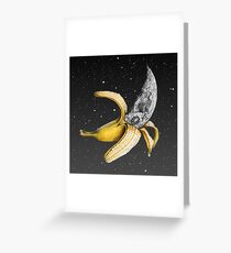 Moon Banana! Greeting Card