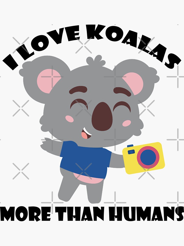 "I love koalas more than humans tshirt, I love koalas more than humans