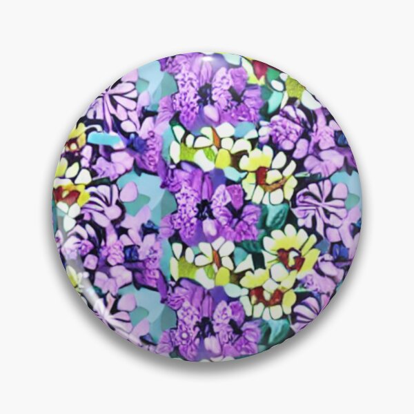 Item preview, Yellow and Purple Flower Patterns designed and sold by ArteEterno.