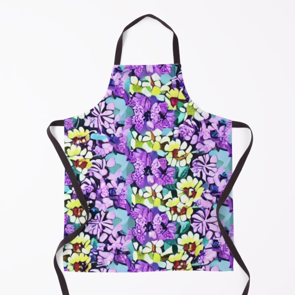 Item preview, Yellow and Purple Flower Patterns designed and sold by ArteEterno.