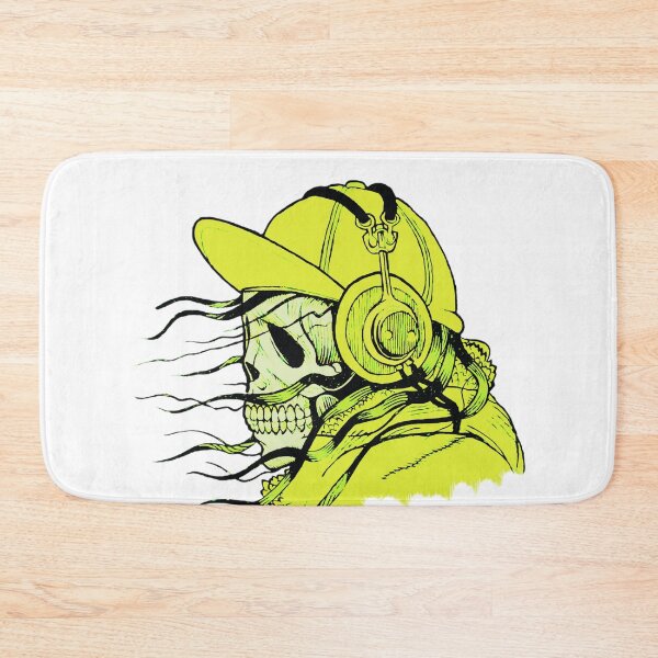 Item preview, Yellow Skeleton with Headphones, Music style designed and sold by Dven-Clothes.
