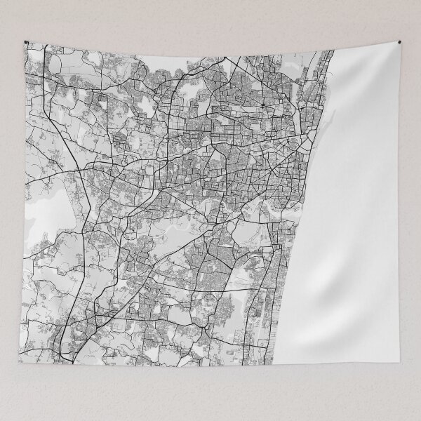 Item preview, Chennai City Map of India - Light designed and sold by deMAP.