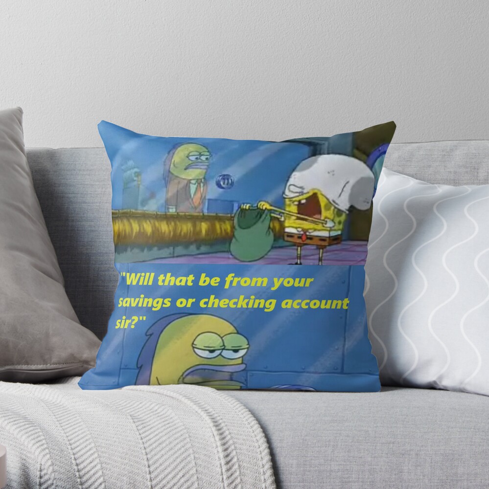 spongebob pillow guy