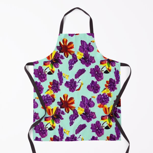 Item preview, purple flower patterns designed and sold by ArteEterno.