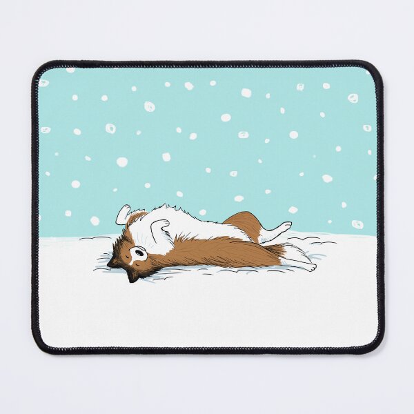 Item preview, Sheltie Winter Holiday | Shetland Sheepdog Enjoys the Snow designed and sold by Jenn Inashvili.