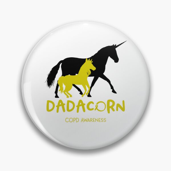 Item preview, COPD Awareness Dad Unicorn Dadacorn Support COPD Warrior  designed and sold by RunningShop.
