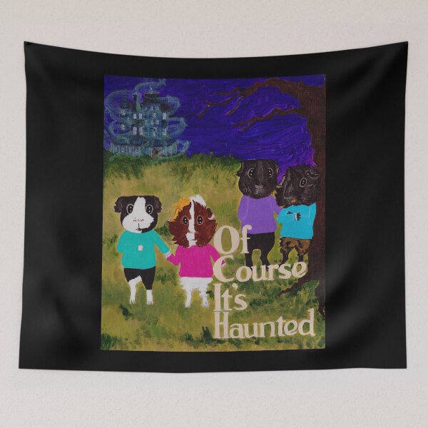 Item preview, Guinea Pigs and Books - Of Course It's Haunted designed and sold by Guinea Pigs and Books.