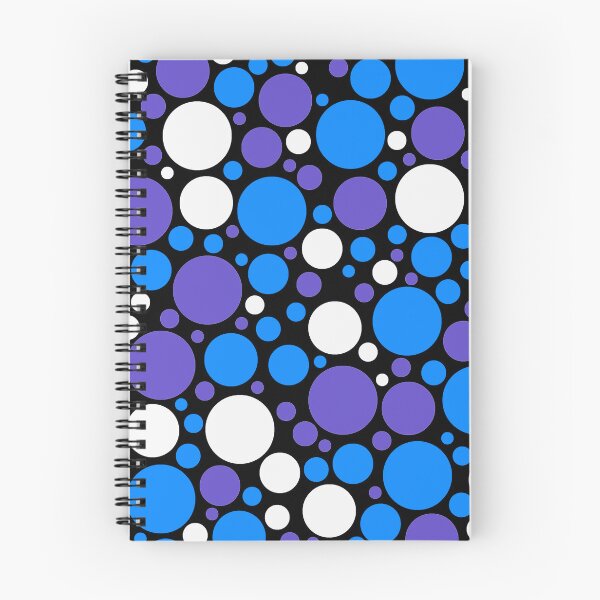 Item preview, Blue, White, And Purple Scattered Dots Pattern designed and sold by DEC02.