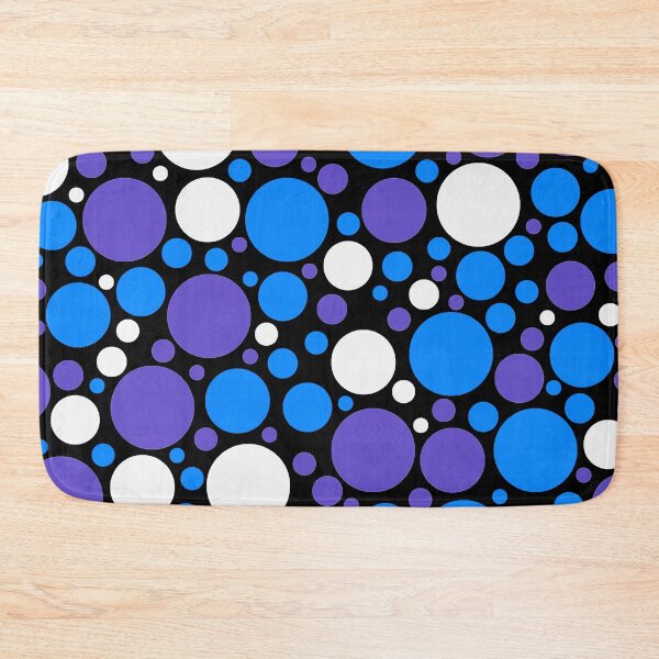 Item preview, Blue, White, And Purple Scattered Dots Pattern designed and sold by DEC02.