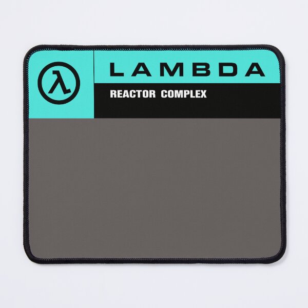 Item preview, Half-Life Lambda Complex Reactor Complex Signage - Redemption Blue designed and sold by LGSmerch.