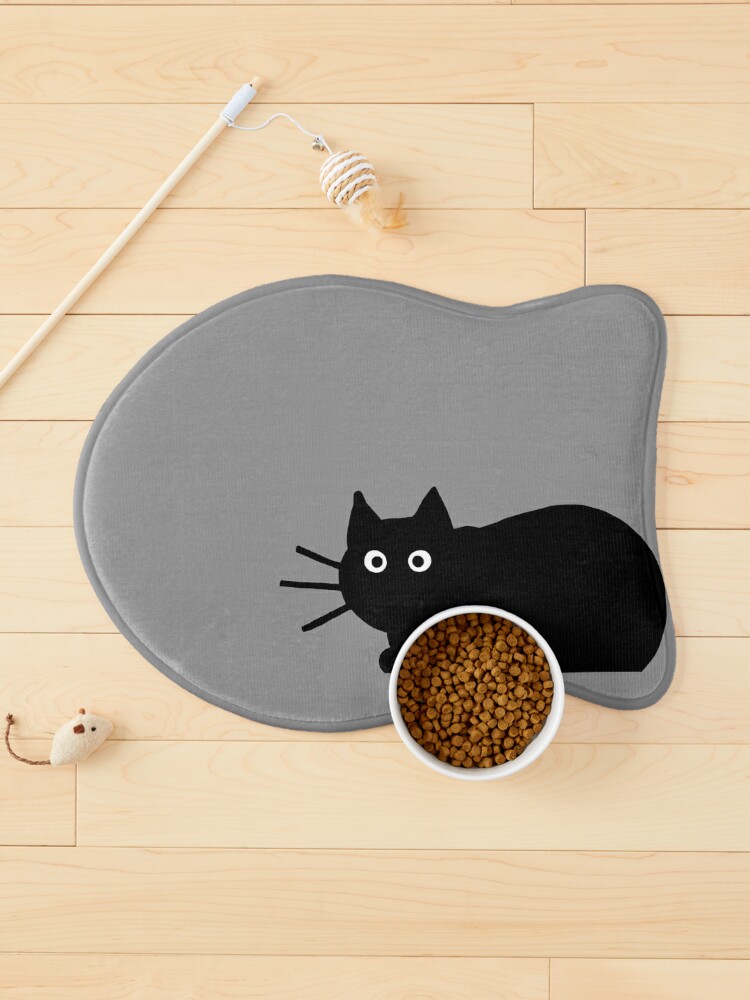 Black Cat Bath Mat for Sale by Jenn Inashvili