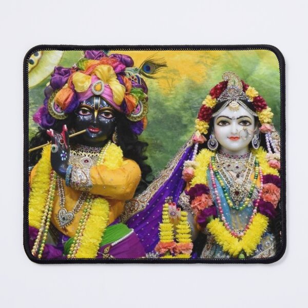 Item preview, Lord Krishna and Radha Rani, Iskcon deities designed and sold by Krishnavi.