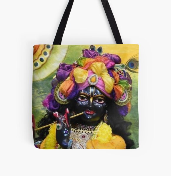 "Lord Krishna and Radha Rani, Iskcon deities" Tote Bag for Sale by