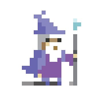 Artwork thumbnail, 8-bit Open Source Sorcerer - Programming by blushingcrow