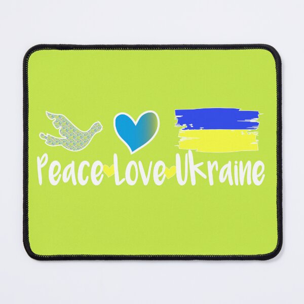 Item preview, Make Peace Free Ukrain love Ukrain t-shirt designed and sold by lookystyle.