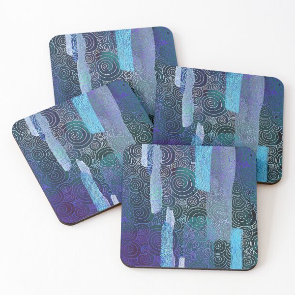 Item preview, Blue, Purple, Aqua, And Lilac Abstract Modern Designs designed and sold by DEC02.