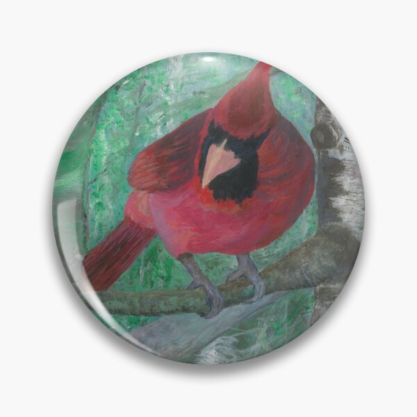 Item preview, Lone cardinal in a birch designed and sold by mkfloriomanning.