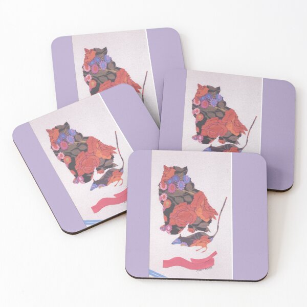 Item preview, Cat and Mouse, Psychedelic, from Papercut designed and sold by SilverGal.