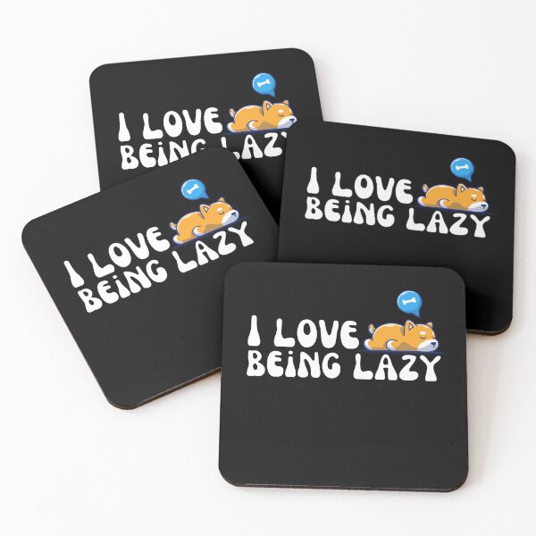 Item preview, I Love Being Lazy designed and sold by Wehavefun.