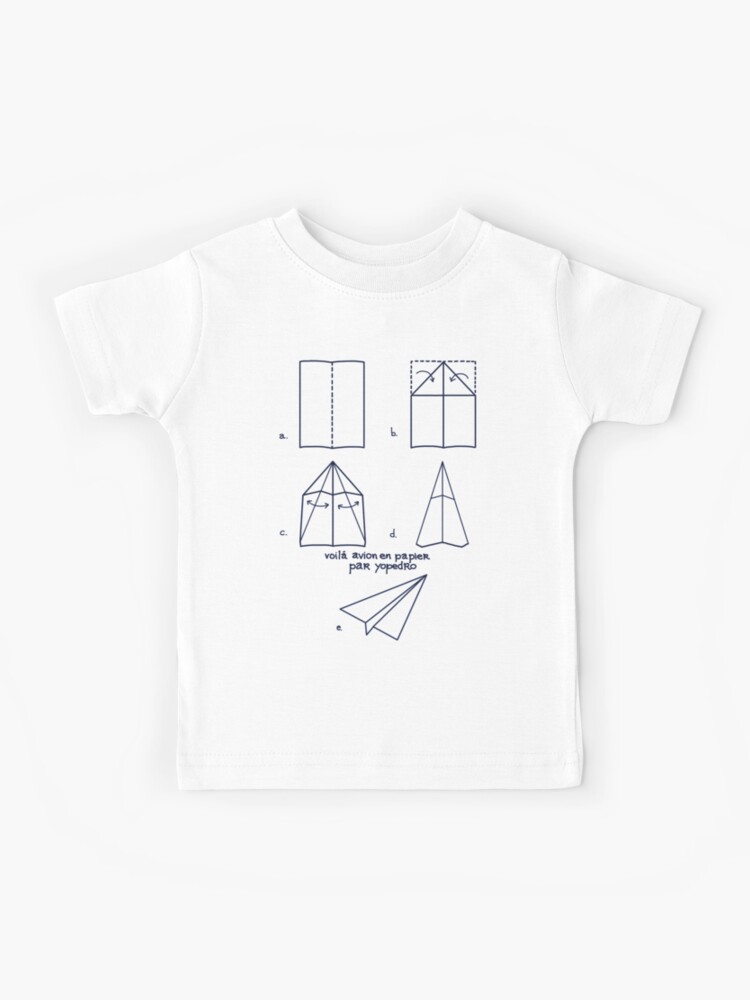 MyPilotStore Kids Paper Plane T-Shirt