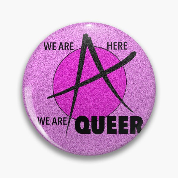 Item preview, We are here we are queer designed and sold by Sunsetfrog69.