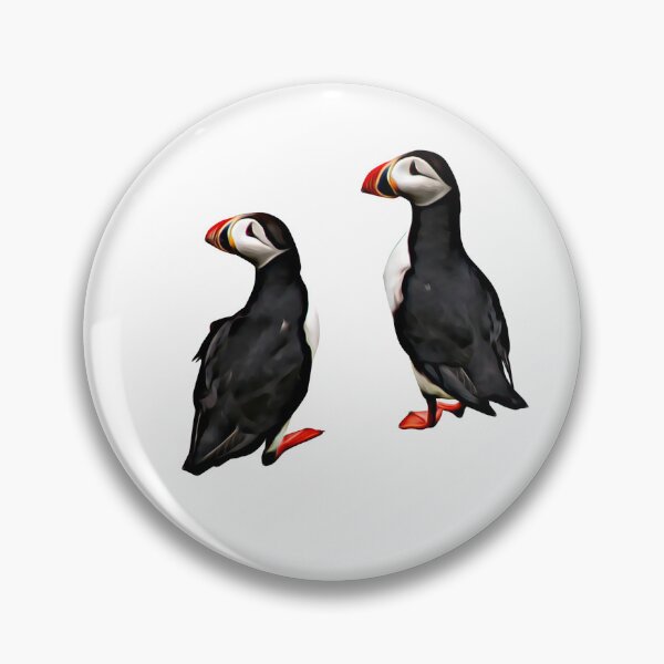 Item preview, Puffin Bird pair designed and sold by AngryOcean.