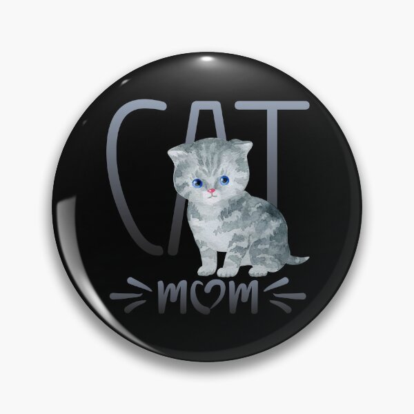 Item preview, Cat Mom Gray Scottish Fold designed and sold by GrynszpanDezign.