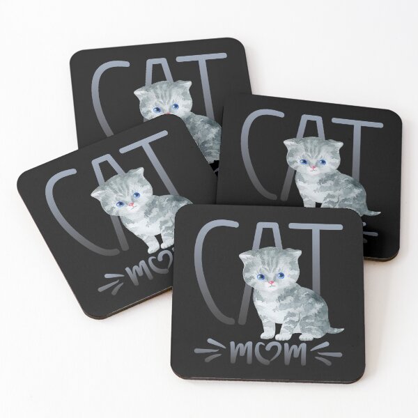 Item preview, Cat Mom Gray Scottish Fold designed and sold by GrynszpanDezign.