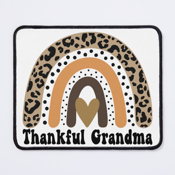 Item preview, Thankful Grandma Thanksgiving Leopard Rainbow Gift Idea for Grandmothers designed and sold by PearlMoonGrapes.