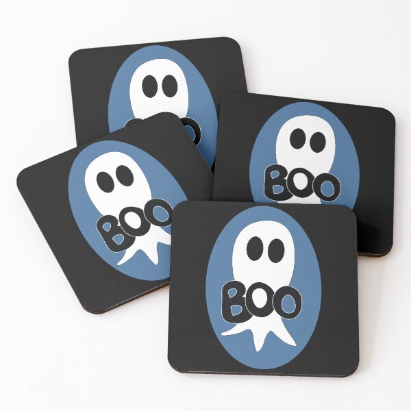 Item preview, Cute ghost cartoon with BOO text  designed and sold by AngelDawnDesign.