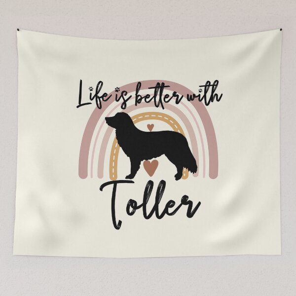 Item preview, Nova Scotia Duck Tolling Retriever Toller Dog Rainbow Aesthetic Boho designed and sold by rafaeltto.