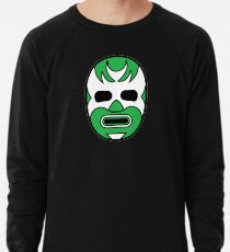 Lucha Libre // Mexican Wrestling Mask Green Demon Lightweight Sweatshirt