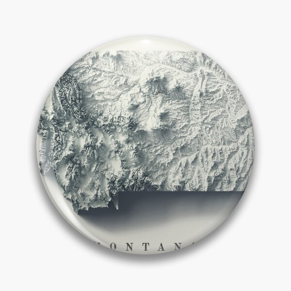 Item preview, Montana, USA Relief Map 3D digitally-rendered designed and sold by ThinkAboutMaps.