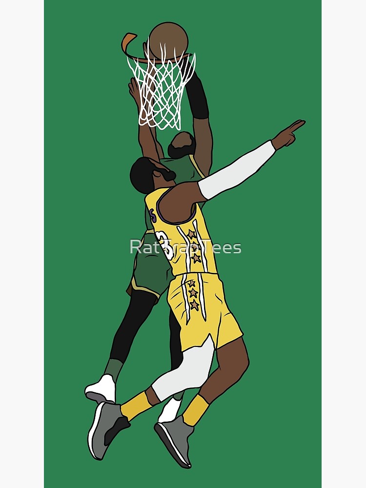 Pat Connaughton Dunk Over Christian Yelich Art Board Print for Sale by  RatTrapTees